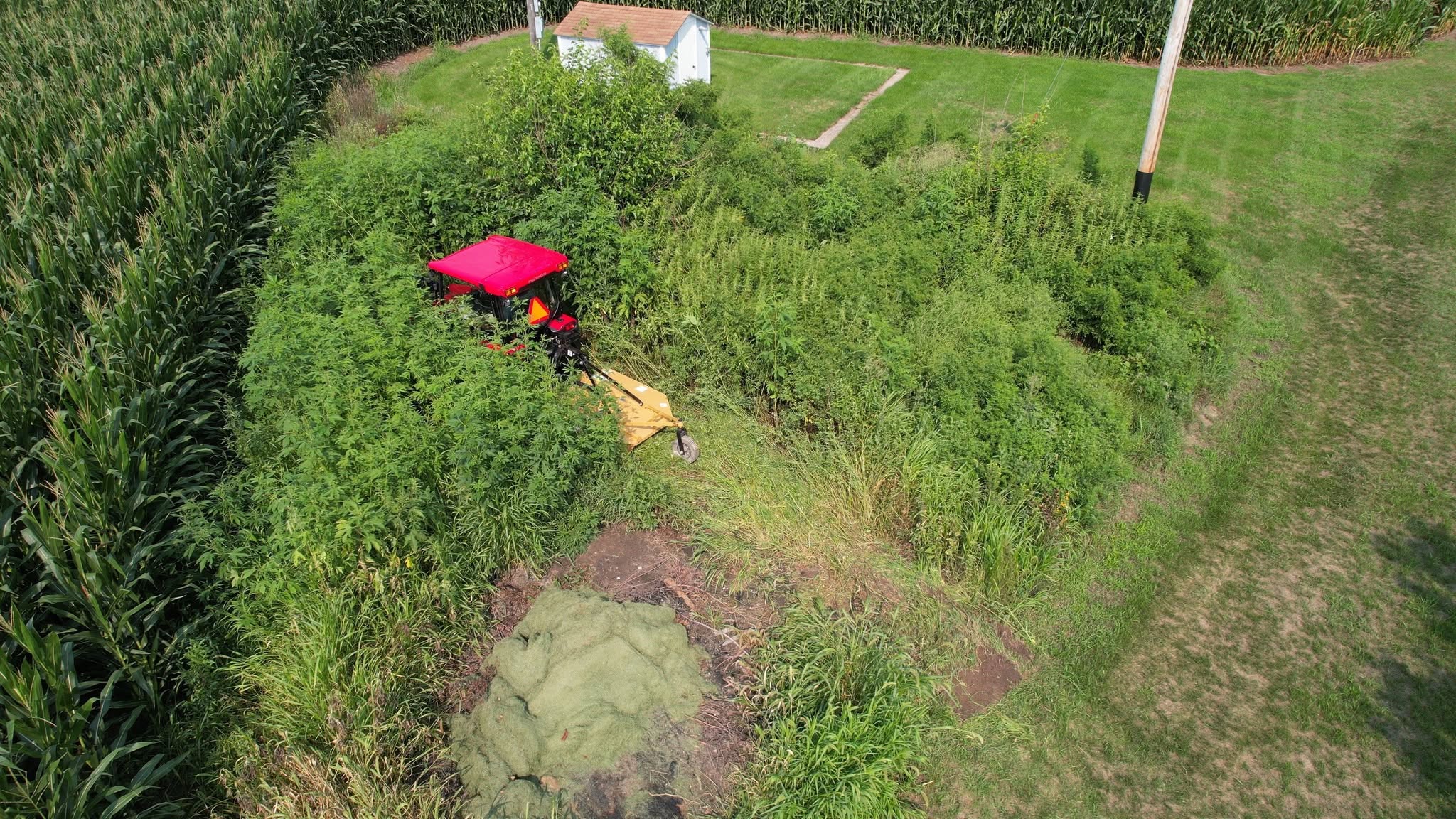 Brush hogging and acreage cleanup by QC Tractor Works